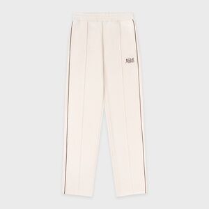 Sporty & Rich Action logo Track Pants - Milk/Cocoa Large